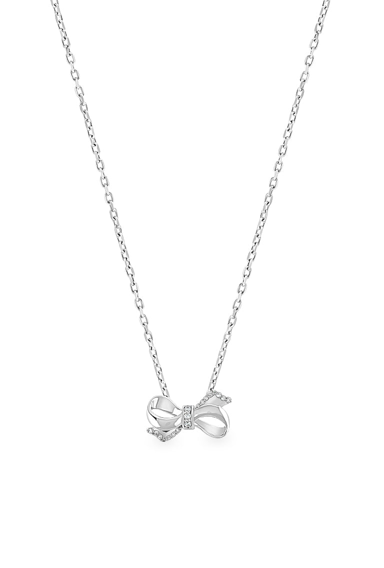 Merriment bow necklace