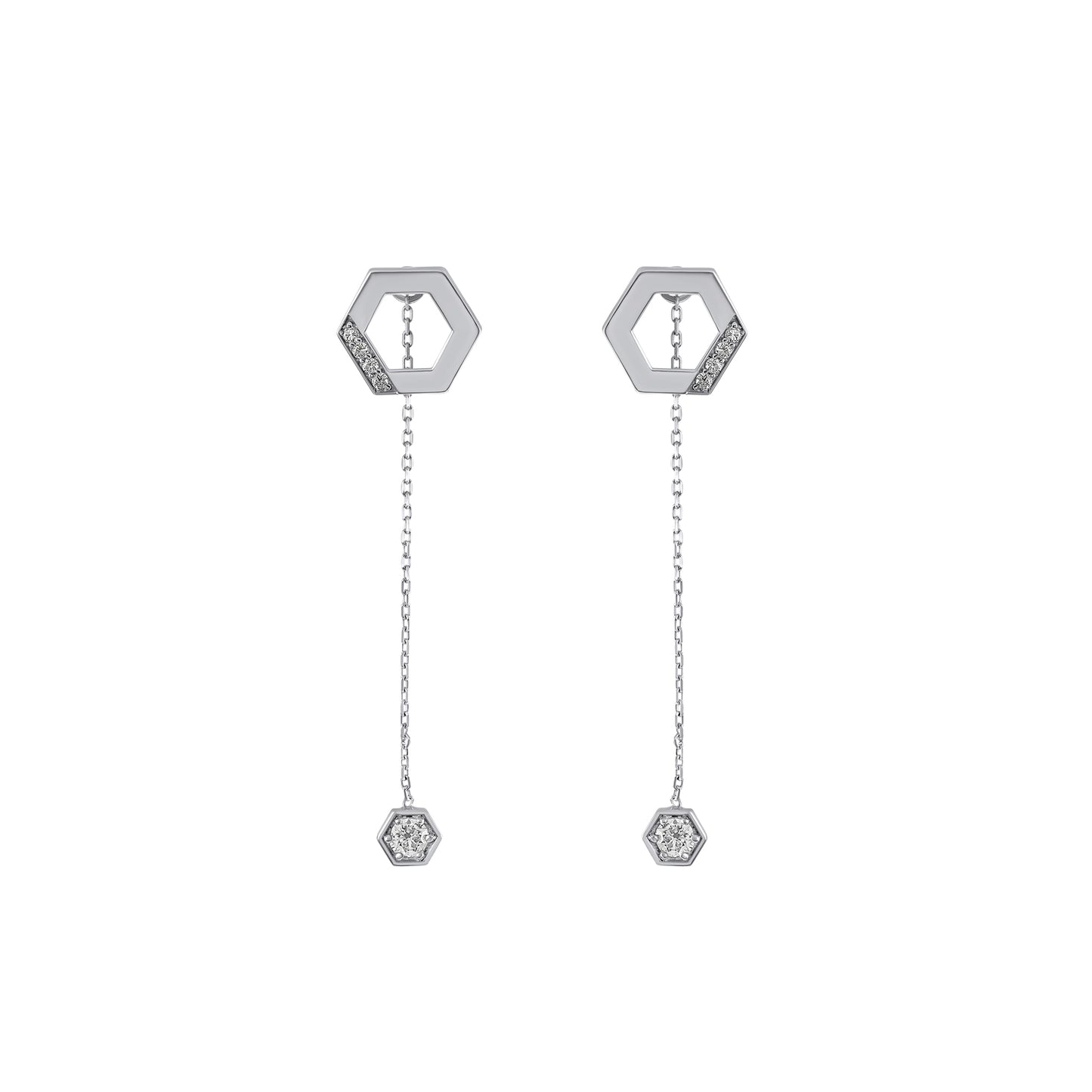 The Hexa Dangling Earrings