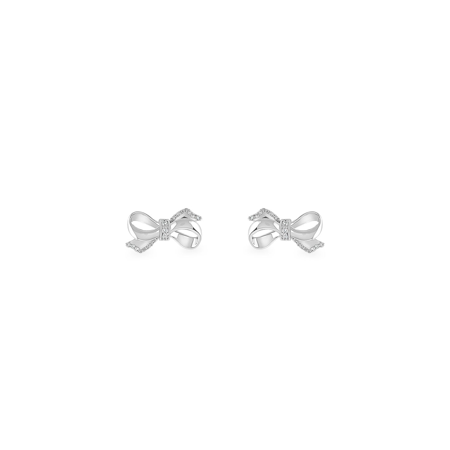 Merriment bow earrings