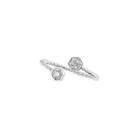The Hexa Dual-Solitaire Ring