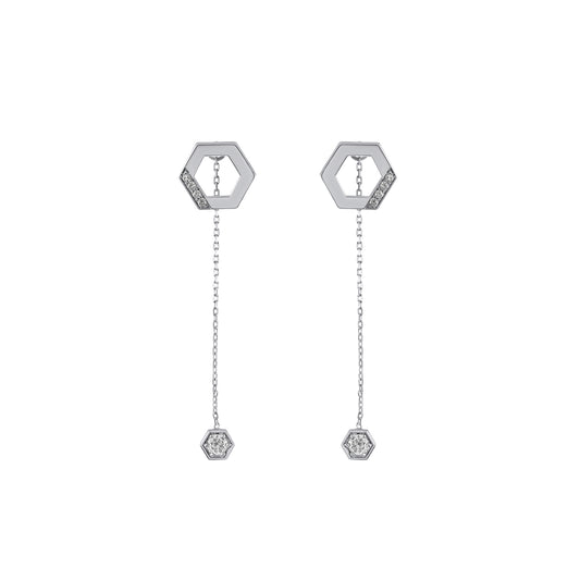 The Hexa Dangling Earrings